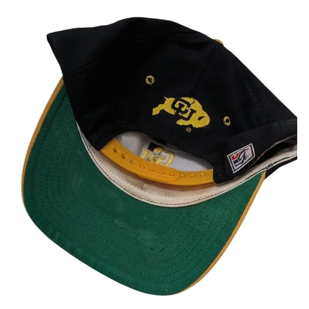 Vintage The Game University of‎ Colorado Buffaloes Snapback Hat Tre Bar